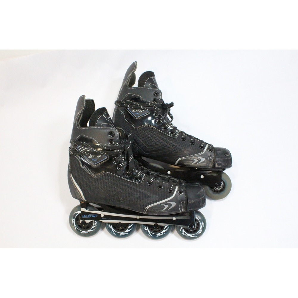 CCM SE 88 Inline Hockey Skates Black Exo-Skel Mens Skate Size 11 D Shoe Sz 12.5